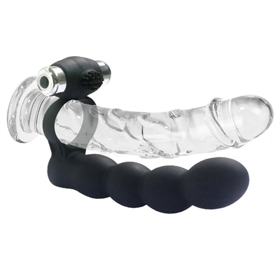 Anal Plug Scrotum Ring Tropfen Sexspielzeug Vibrationsschwanz Anus Plug für Frauen mit Penis verbunden Anal Ring Hintern Plug Kugel