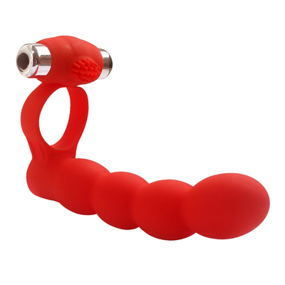 Anal Plug Scrotum Ring Tropfen Sexspielzeug Vibrationsschwanz Anus Plug für Frauen mit Penis verbunden Anal Ring Hintern Plug Kugel