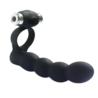 Anal Plug Scrotum Ring Tropfen Sexspielzeug Vibrationsschwanz Anus Plug für Frauen mit Penis verbunden Anal Ring Hintern Plug Kugel