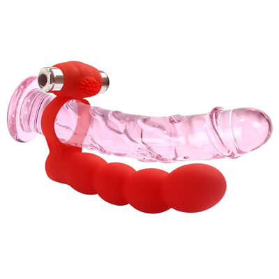 Anal Plug Scrotum Ring Tropfen Sexspielzeug Vibrationsschwanz Anus Plug für Frauen mit Penis verbunden Anal Ring Hintern Plug Kugel