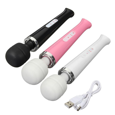 Wiederaufladbares drahtloses Handheld Vibrations-AV-Stab Massage-Stick Sexspielzeug Silikon-AV-Vibrator