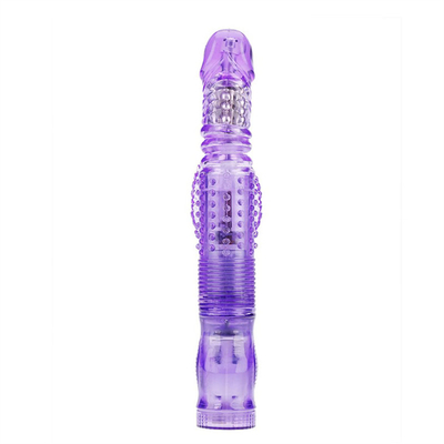 36 Mehrgeschwindigkeits-Automatischer einziehbarer Kaninchenvibrator Rotationsfunktion Vaginalvibrator für Muschi