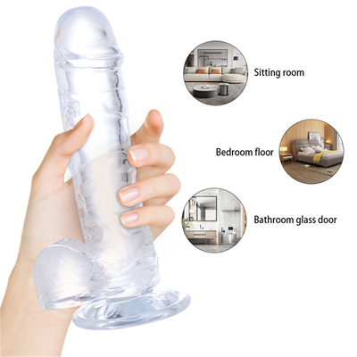 Hot Sale Große Größe Kunststoff Billig und bunter Dildo TPE realistisch riesiger künstlicher Penis für Frauen Sex-Spielzeug Penis für Frau