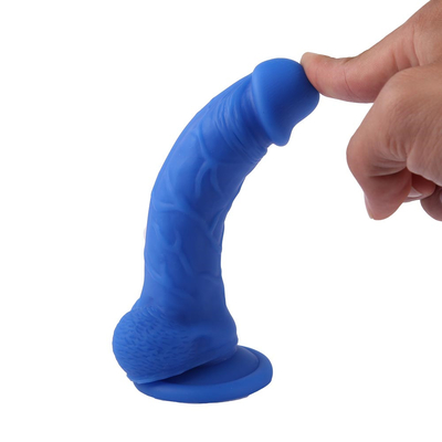 xese Farbenfrohe Flüssigkeit Silikon realistische Dildos Erwachsene Sex-Spielzeug für Frau