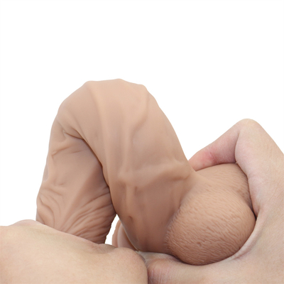 xese Farbenfrohe Flüssigkeit Silikon realistische Dildos Erwachsene Sex-Spielzeug für Frau