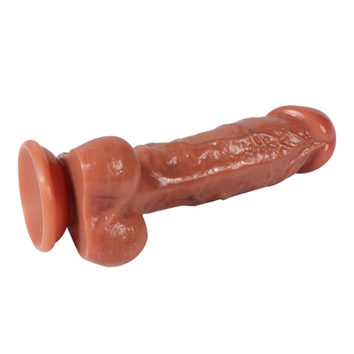 Starke Saugtasse realistische Dildo männlicher künstlicher Penis Sexspielzeug für Frau