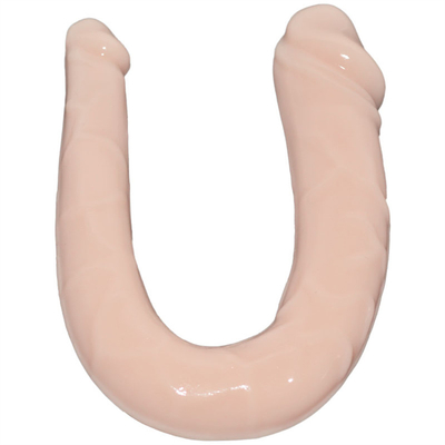 Medizinischer TPE Dildo U-förmiger Dildo Doppelkopf Penis für Frauen Masturbation