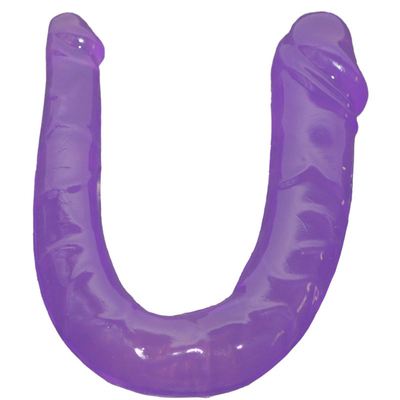 Medizinischer TPE Dildo U-förmiger Dildo Doppelkopf Penis für Frauen Masturbation