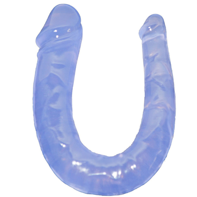 Medizinischer TPE Dildo U-förmiger Dildo Doppelkopf Penis für Frauen Masturbation