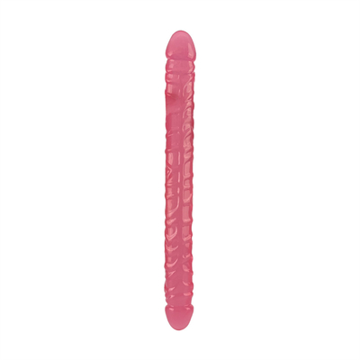 Jellies-Realistic Double Dong Erwachsene Dildo Sex-Spielzeug für Lesben wasserdichte flexible Dildo für Frauen Vaginal G-Punkt und ein