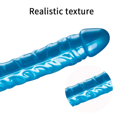 Jellies-Realistic Double Dong Erwachsene Dildo Sex-Spielzeug für Lesben wasserdichte flexible Dildo für Frauen Vaginal G-Punkt und ein