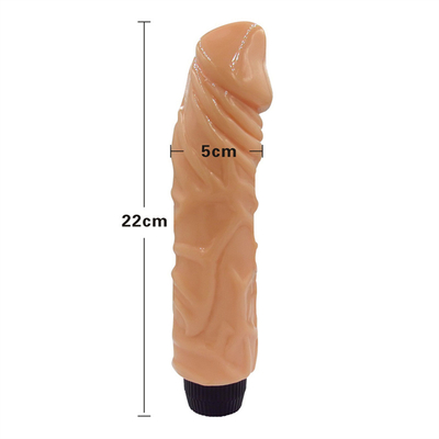 22 cm (8,66 Zoll) Dildo Vibrator Natürliches Gefühl Großhandel Billiger Preis Sex Vibration Dildo Heißverkauf Realistischer Vibrati