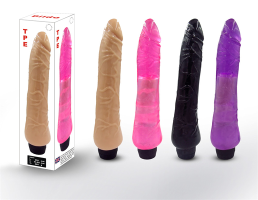 G-Punkt-Klitoris-Stimulator Silikon-Jelly-Vibrator Dildo für Frauen