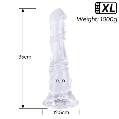Neuer Super-Langer, übergroßer Dildo, Kunstgummi-Penis, hochwertiges Flüssigsilikon, großer Schwanz, Sexspielzeug für Frauen.