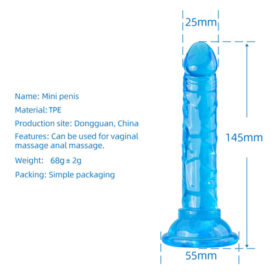 Fabrik Großhandel weibliches Sexspielzeug realistisches Silikon weiches kleines Dildo