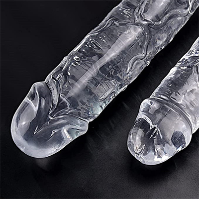 Realistischer Jelly Dildo für Anfänger, 7 Zoll Kristall G-Spot Dildos, Flexibler Penis-Schwanz mit Saugbecher für Hand-Free Pl