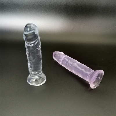 Jelly Kleine Dildo Saugtasse Weibliche Masturbation Realistischer Penis G-Punkt Orgasmus Anal Plug Sexspielzeug für Frauen Erwachsene Produkte