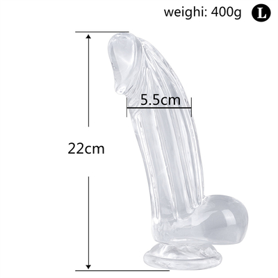 Realistische Dildos Klarer Dildo mit Saugbecher Hands-Free Sex-Spielzeug Gelee Dildo Körper-sicheres Material und Erwachsene Sex-Spielzeug für W