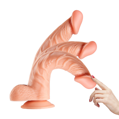 Soft Jelly künstlicher Penis unterschiedliche Größen Dick Spielzeug für Erwachsene bunter Kristall Gummi Penis großer realistischer Dildo für Wom