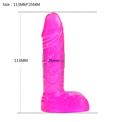 Realistische Mini Größe 11cm Anal Dildo mit Saugbecher Vagina Dildo Silikon kostenloses Muster Produkt Sex Männlicher Dildo