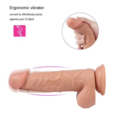 Bestseller großer schwarzer Dildo, der den großen Penis drückt