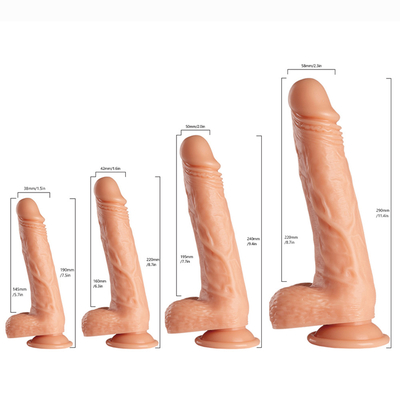 Bestseller riesige realistische Dildos für Frauen PVC Dildo künstlicher Penis mit Saugbecher