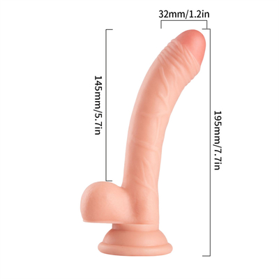 PVC-Drachen Dildo Shop Erwachsene Sex-Spielzeug Neuheit Kegelförmig realistisch 7 Zoll großes echtes Dildo für Frauen