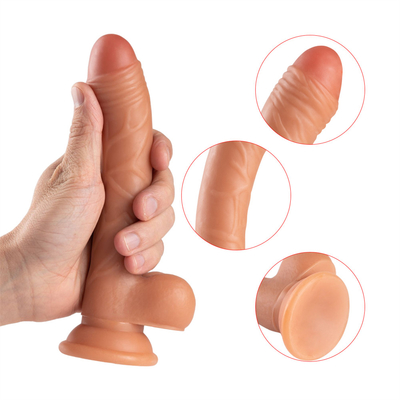 PVC-Drachen Dildo Shop Erwachsene Sex-Spielzeug Neuheit Kegelförmig realistisch 7 Zoll großes echtes Dildo für Frauen