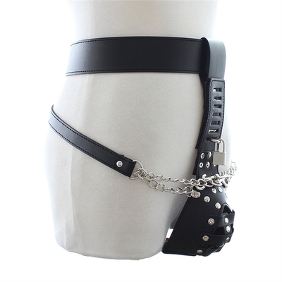 BK-12 Leder Sexy Hosen Fest Penis Ring Cock Käfig Leder Keuschheitsgürtel Für Männer