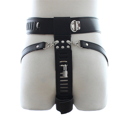 BK-12 Leder Sexy Hosen Fest Penis Ring Cock Käfig Leder Keuschheitsgürtel Für Männer