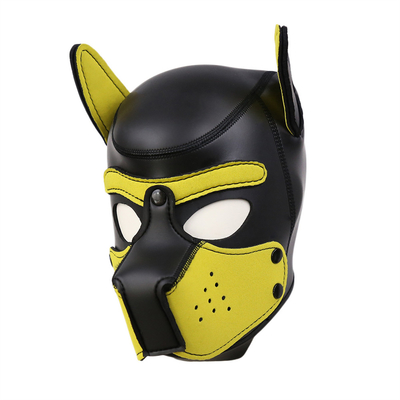 Trendy Hundemaske BDSM Sklaven Sexspielzeug Latex BDSM Maske