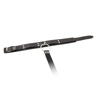 Bondage Harness Mode Gothic Kragen, PU sexy Punk Choker mit Legierung Herz Dangle für Frau