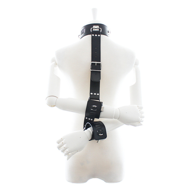 Bondage Harness Mode Gothic Kragen, PU sexy Punk Choker mit Legierung Herz Dangle für Frau