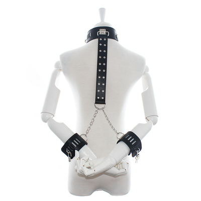 Bondage Harness Mode Gothic Kragen, PU sexy Punk Choker mit Legierung Herz Dangle für Frau