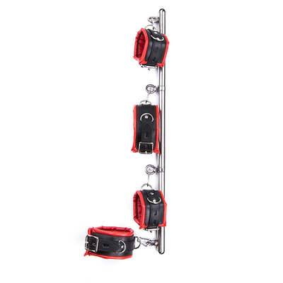 Knöchel Handgelenk Bar Bondage Rückhalt mit Hals Kragen Fetisch SM Bein Handschellen Handschellen Handschellen Spreader Bar