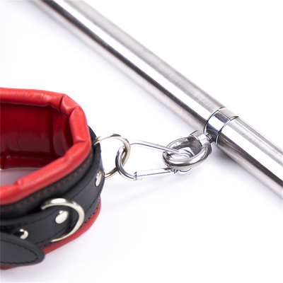 Knöchel Handgelenk Bar Bondage Rückhalt mit Hals Kragen Fetisch SM Bein Handschellen Handschellen Handschellen Spreader Bar
