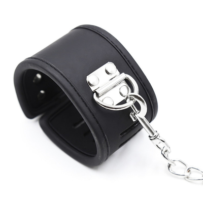 BDSM Bondage Lederhandschellen Set verstellbares Rückhaltesystem Bondage Knöchelhandschellen Paare Spiele Sexprodukte
