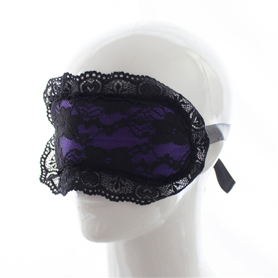 Spitze Blindfold Fetisch-Augenmaske SM Bondage Rückhaltes Handgelenke Handschellen für Flirtende Paare