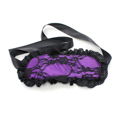 Spitze Blindfold Fetisch-Augenmaske SM Bondage Rückhaltes Handgelenke Handschellen für Flirtende Paare