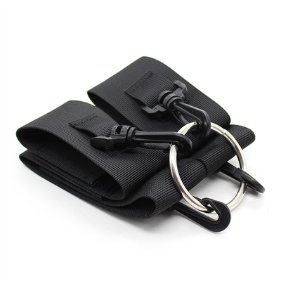 Schwarze Bondage Stoff Bettgriffe für Sm Bondage