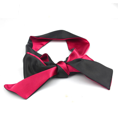 BDSM Bondage Zurückhaltung Sex Spiel Super Band Satin Augenmaske Erwachsene Frauen Blindfold Band Umkehrbare Bondage