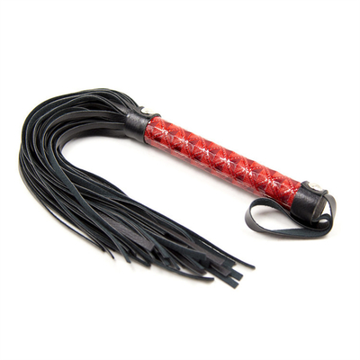 Flogger Bondage Rivet Leder Pferde Peitsche Erotik Fetisch Zügel Prügel Königin Peitsche