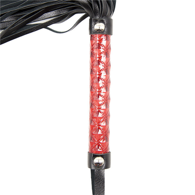 Flogger Bondage Rivet Leder Pferde Peitsche Erotik Fetisch Zügel Prügel Königin Peitsche