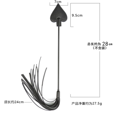 PU Leder Bondage Tickler Peitsche Paddel Flogger Erwachsener Sex Rollenspiel Leder Peitsche
