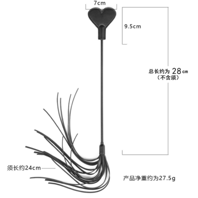 PU Leder Bondage Tickler Peitsche Paddel Flogger Erwachsener Sex Rollenspiel Leder Peitsche