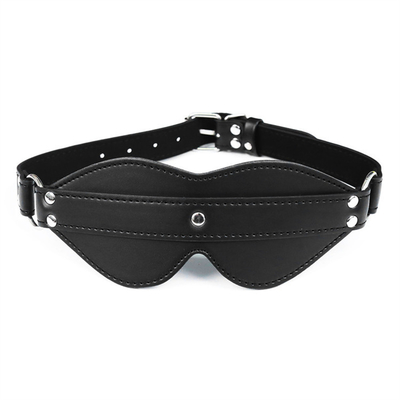 BDSM Augenmaske Bondage PU Leder SM Spiel Spielen Sexy Blindfold für Männer