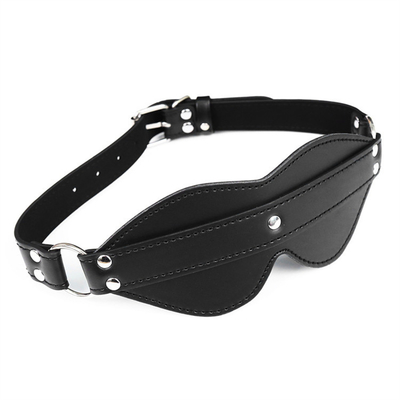 BDSM Augenmaske Bondage PU Leder SM Spiel Spielen Sexy Blindfold für Männer