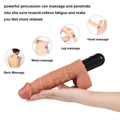 Körpersicherer echter Penis Vibrierendes Sexspielzeug Elektrischer Dildo für Frauen