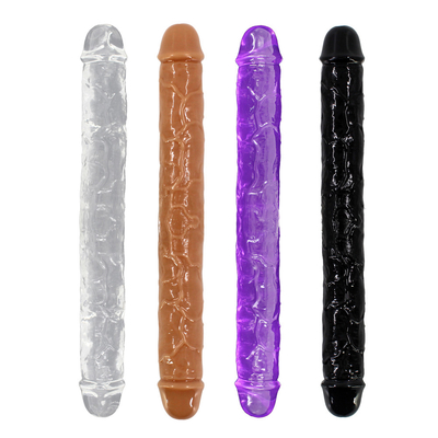 xese Bestseller riesige doppelköpfige medizinische TPE hochwertiges lesbisches Sexspielzeug große realistische Dildos für Frauen