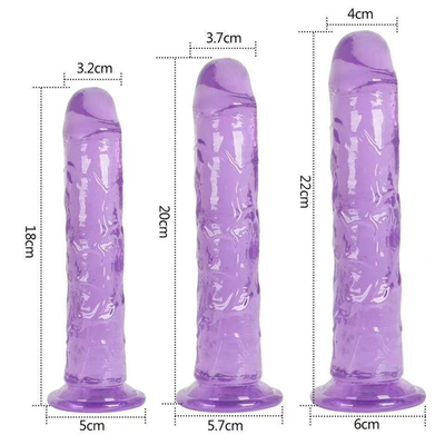 Ein starker Saug-Dildo, ein künstlicher Penis, ein riesiger Dildos für Frauen, ein realistischer Dildo.